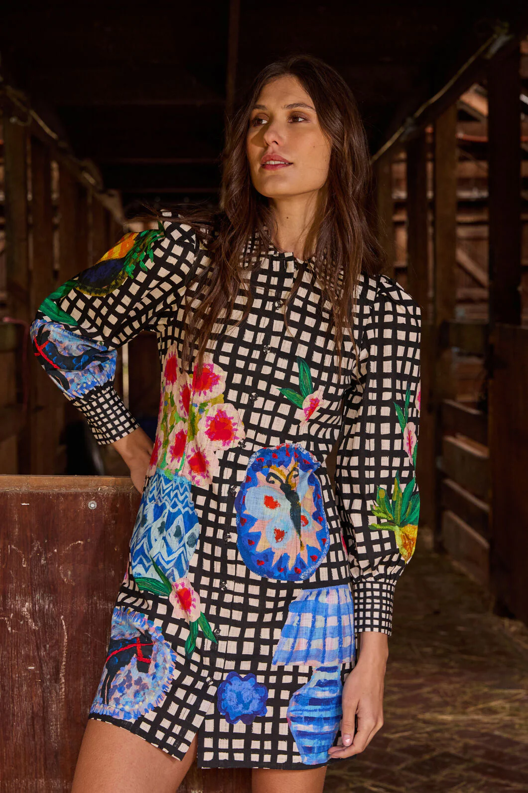 Garden Table Shirt Dress - Image 4