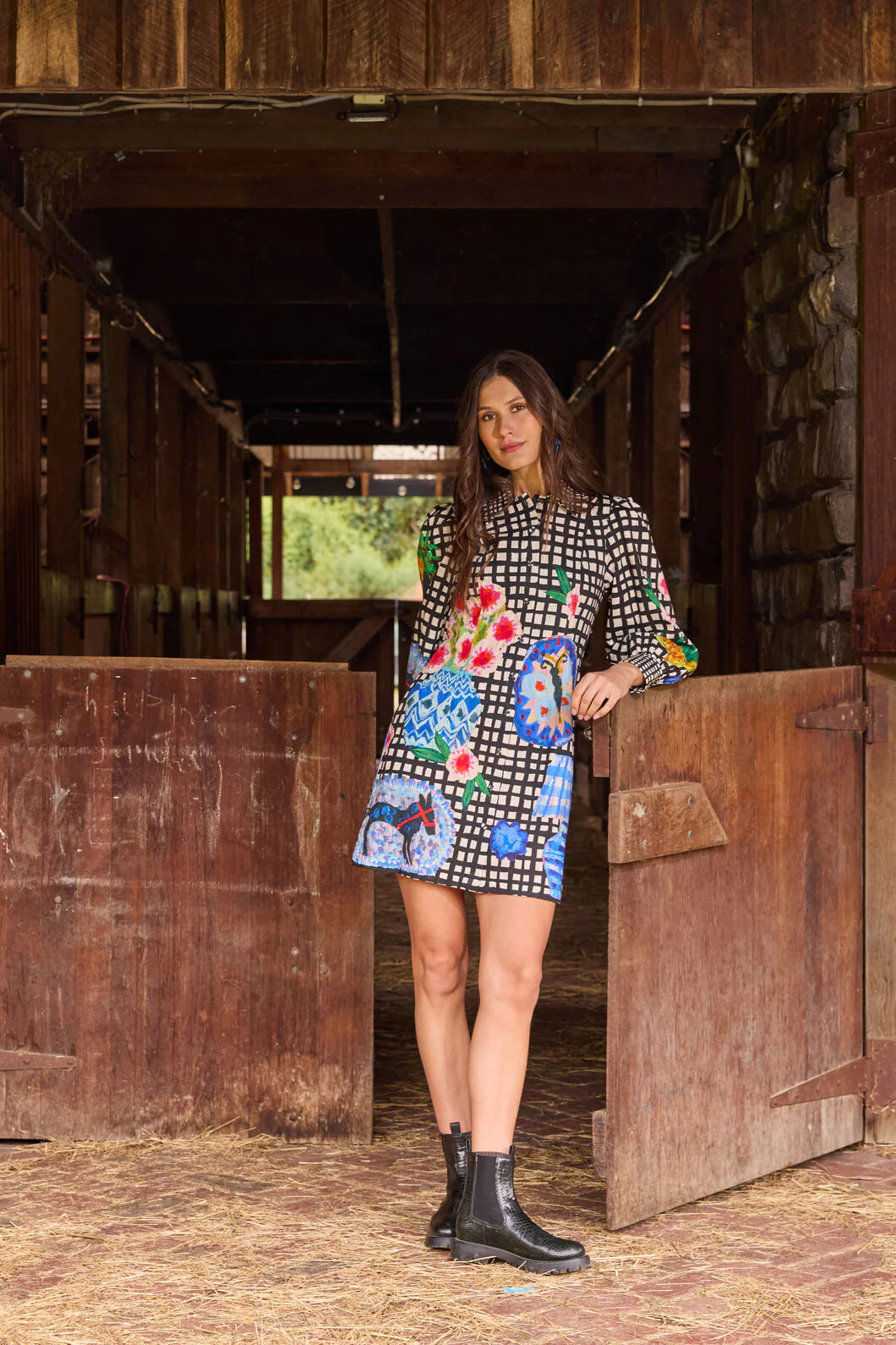 Garden Table Shirt Dress - Image 5