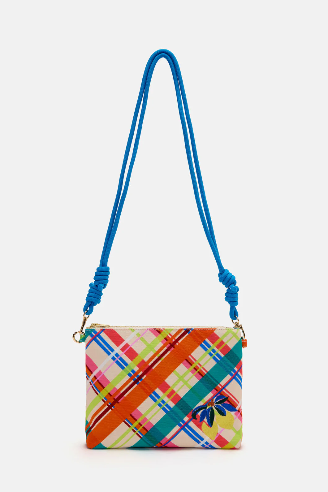 Geo Pop Check Crossbody