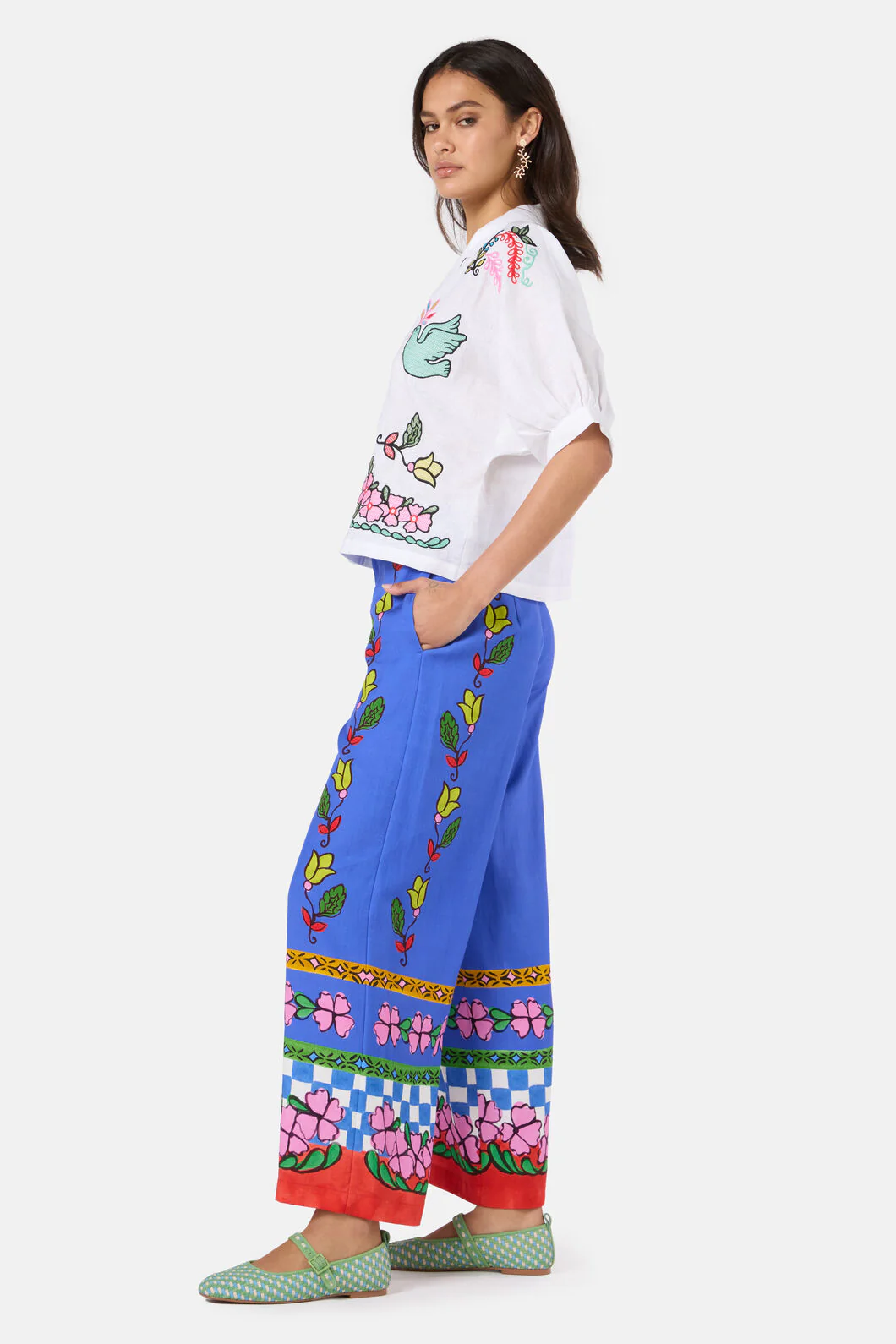 Good Fortune Embroidered Shirt - Image 3