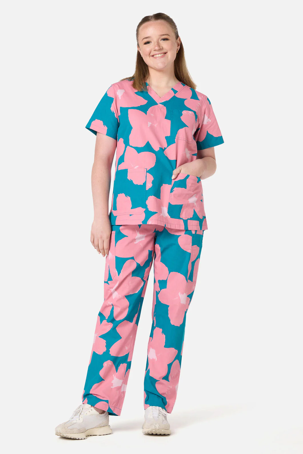Green Poppy scrub set