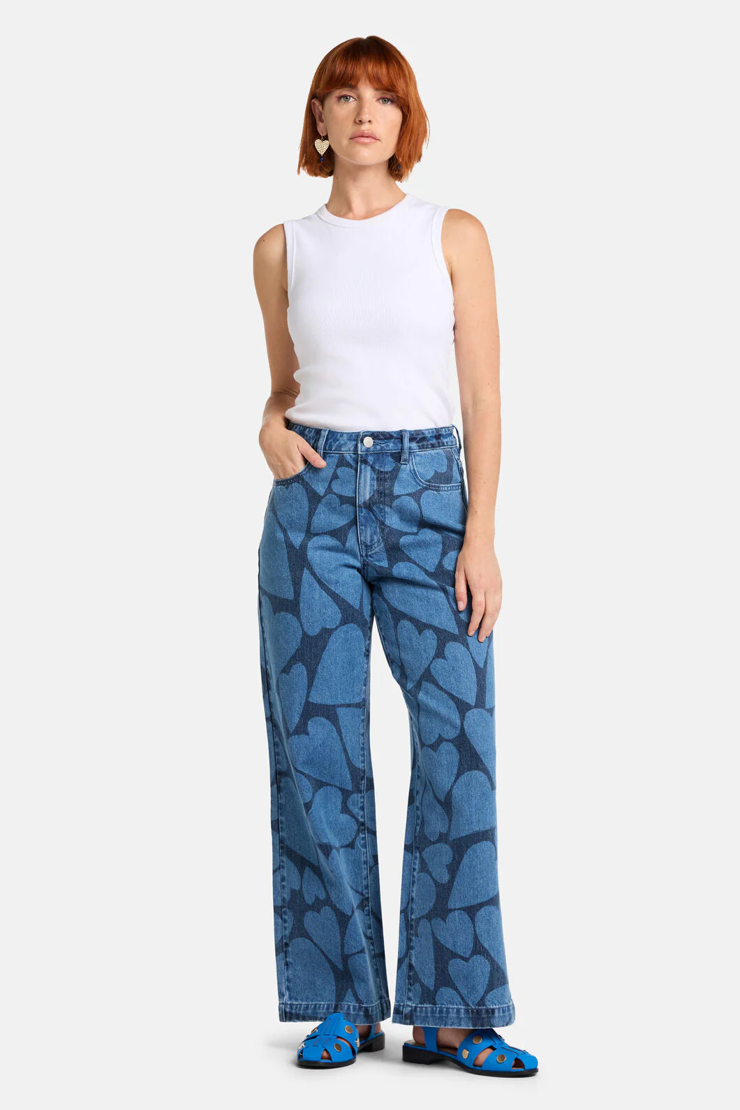 Heartbeat Denim Wide Jean