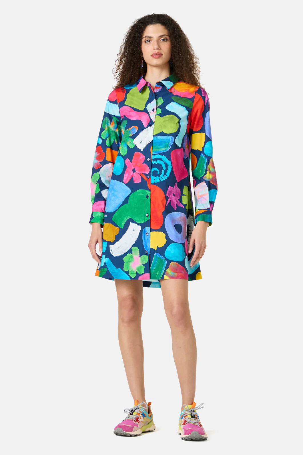 Jumble Shirt Dress - Image 4
