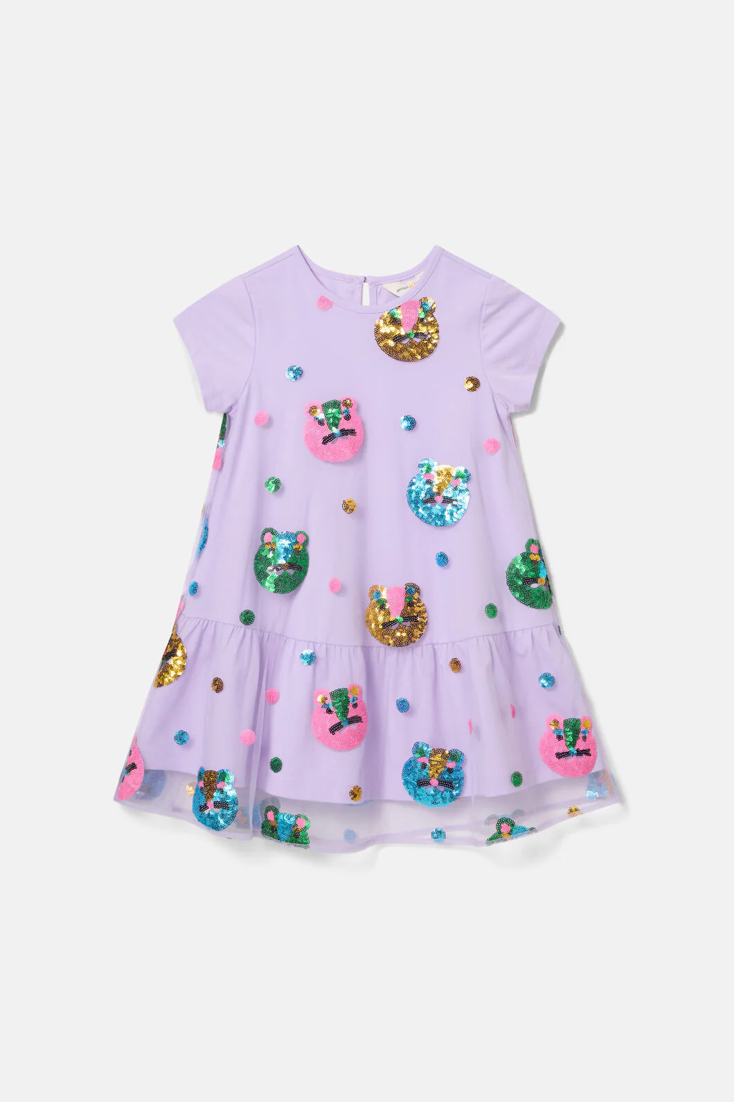 Leo Leopard Sequins Kids Dress - Image 2