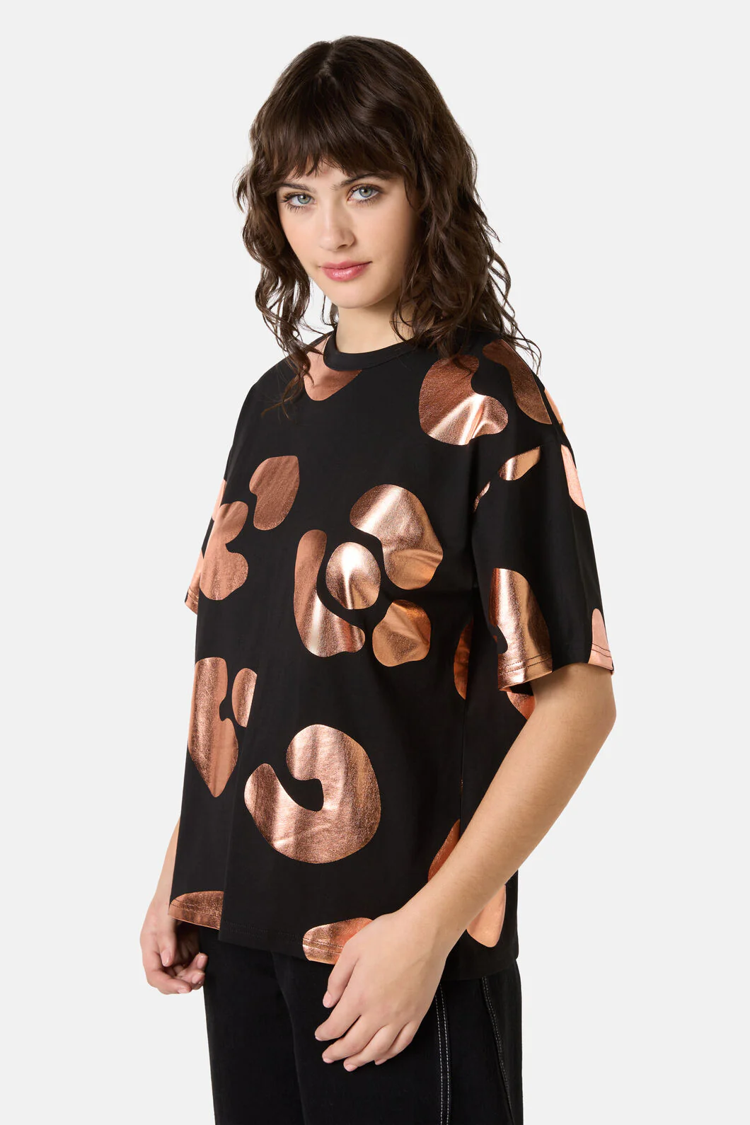 Leo Rising Foil Oversized Tee