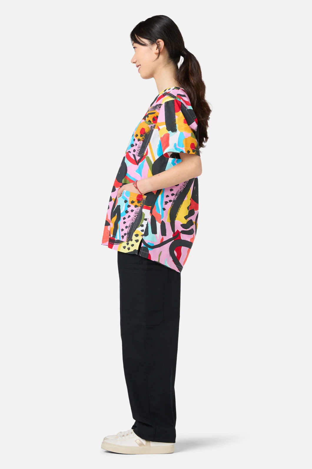 Licorice Top & Pant Scrub Set - Image 2