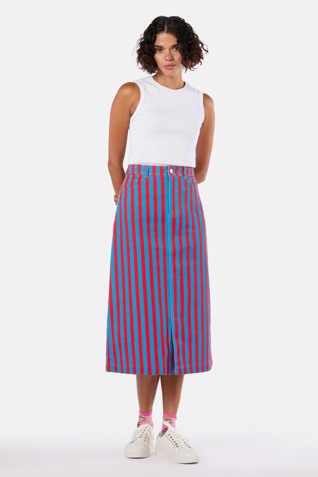 Line Dancing Denim Skirt