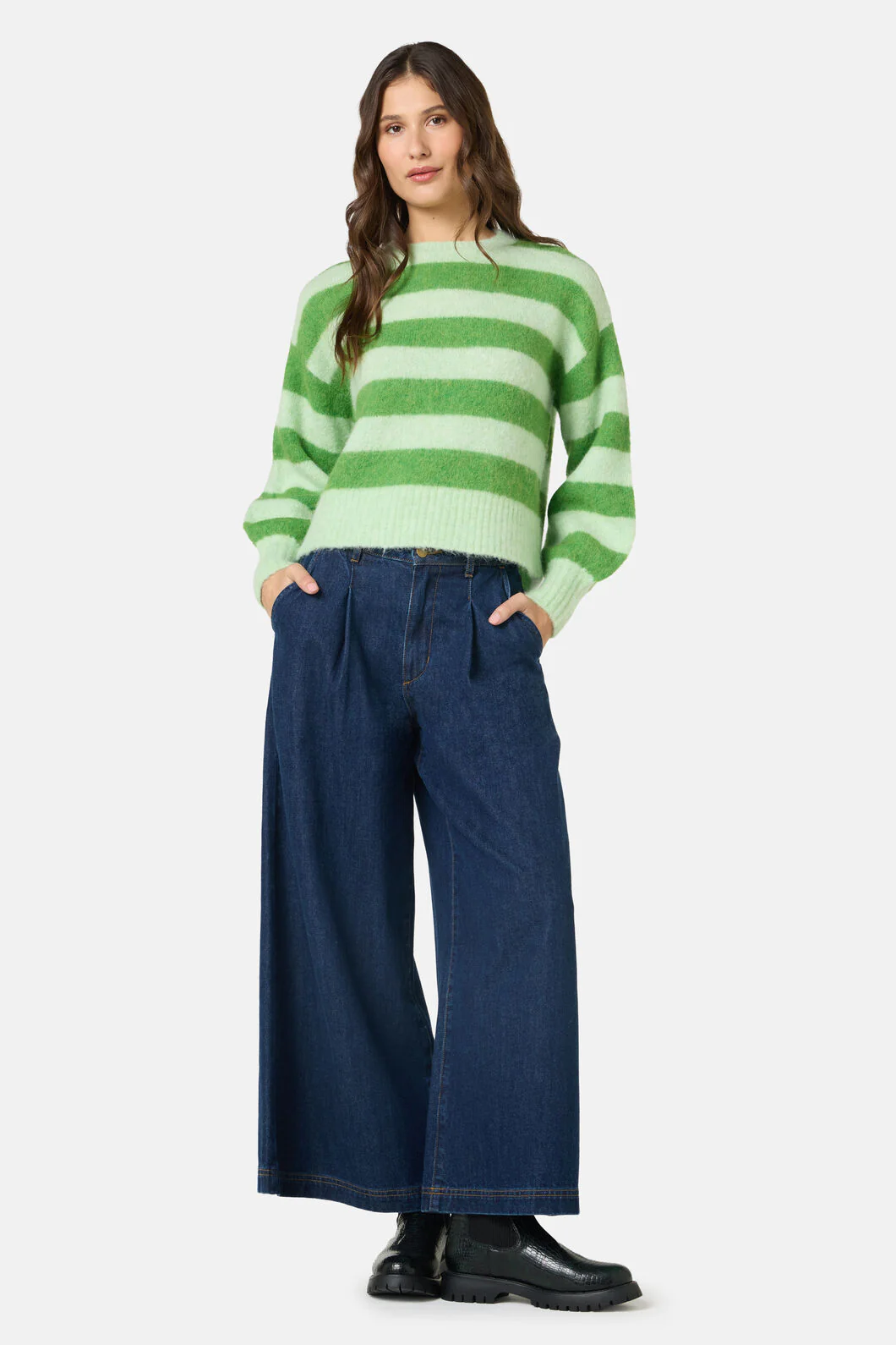 Linea Stripe Alpaca Jumper - Image 3