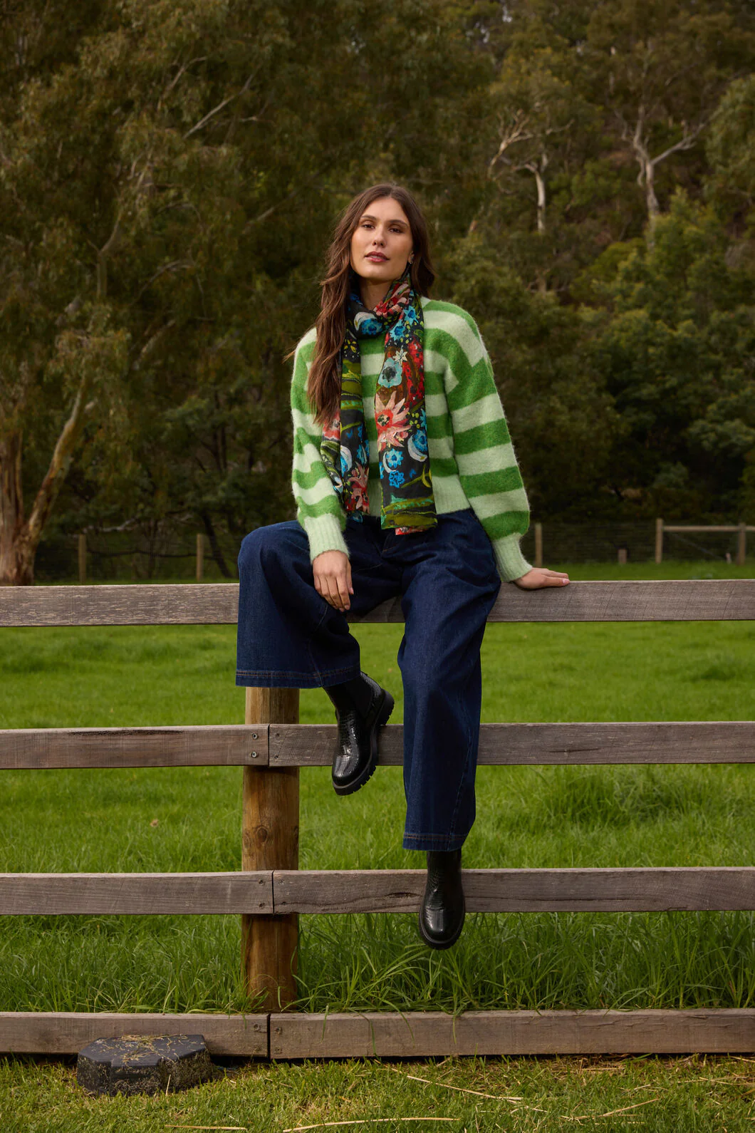 Linea Stripe Alpaca Jumper - Image 4