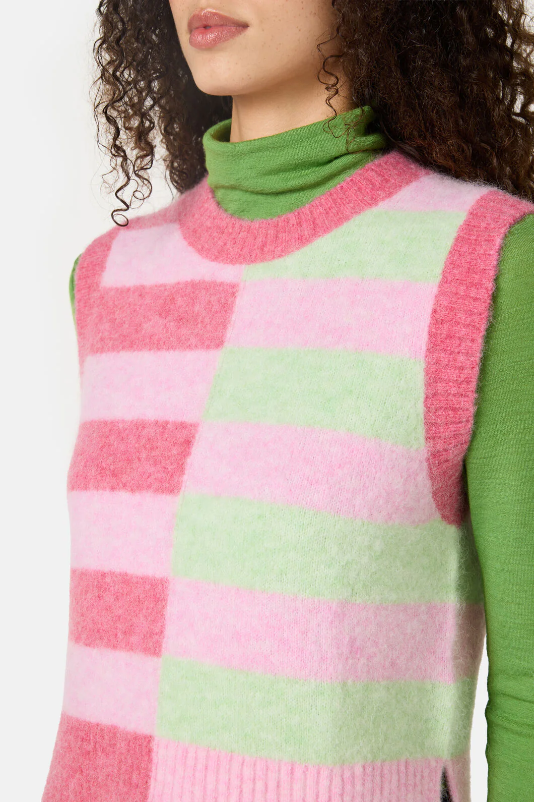 Linea Stripe Alpaca Vest - Image 5