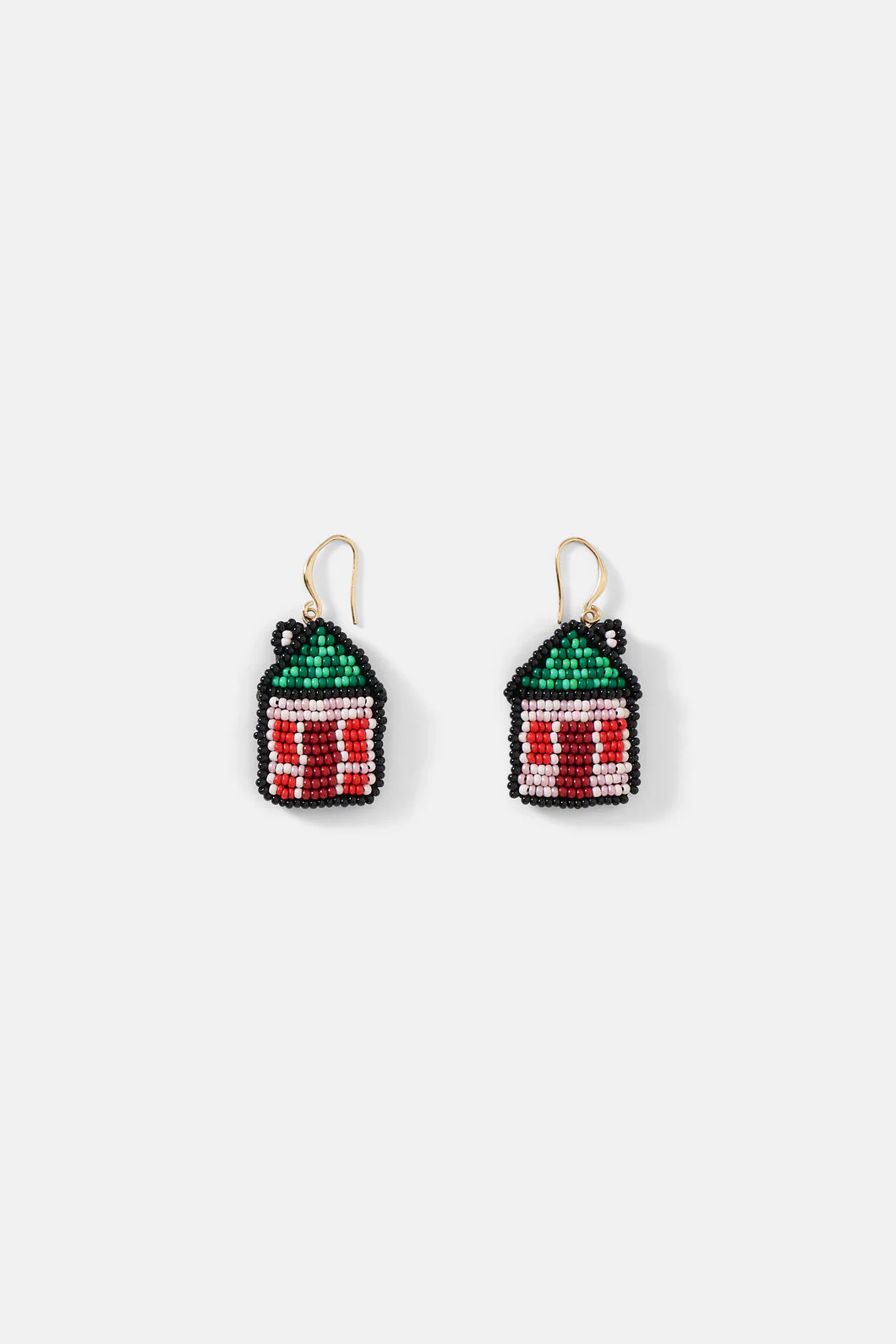 Little House Beaded Earrings
