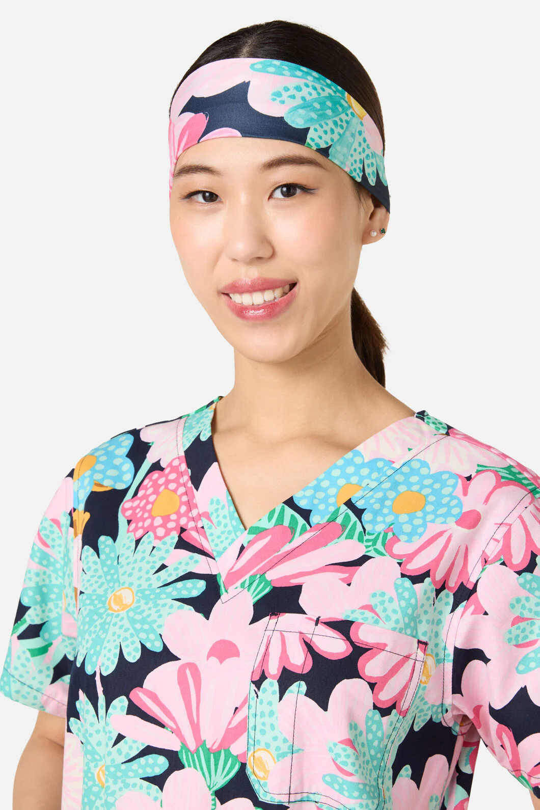 Magic Floral Scrub Headband