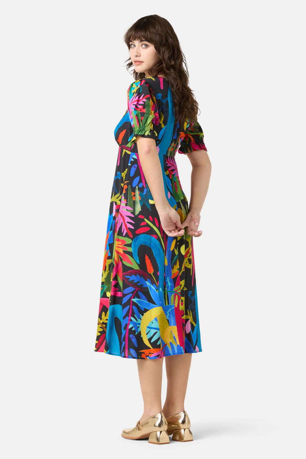 Night Garden Midi Dress - Image 3