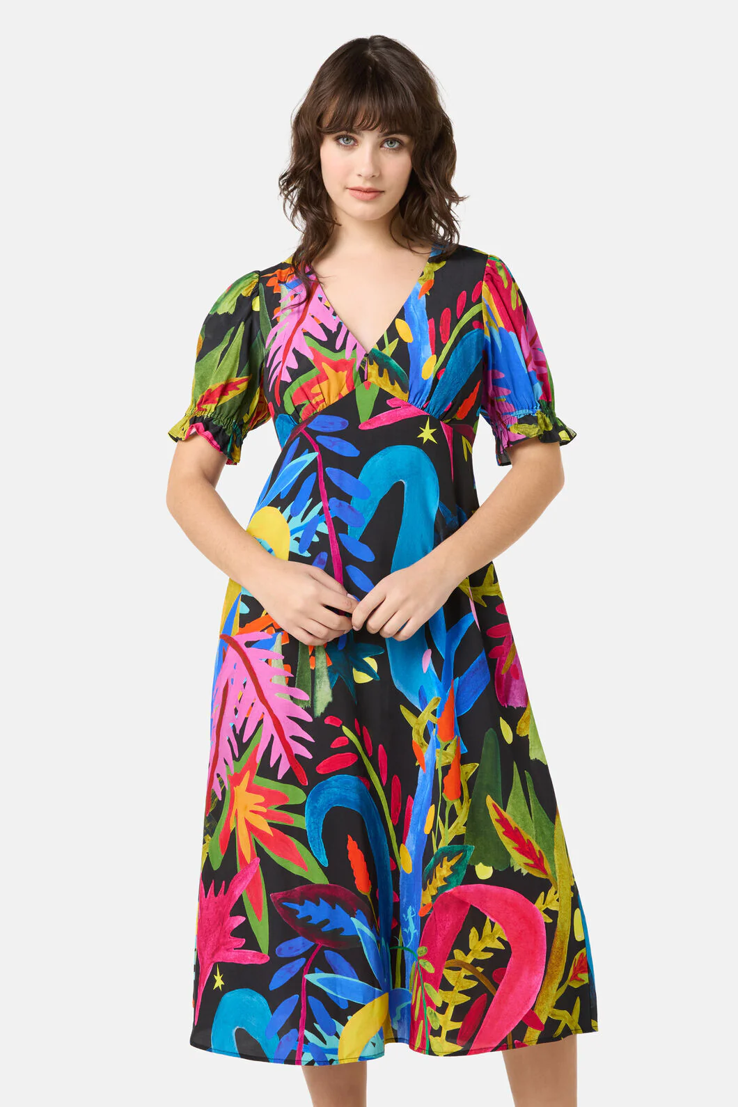 Night Garden Midi Dress - Image 4