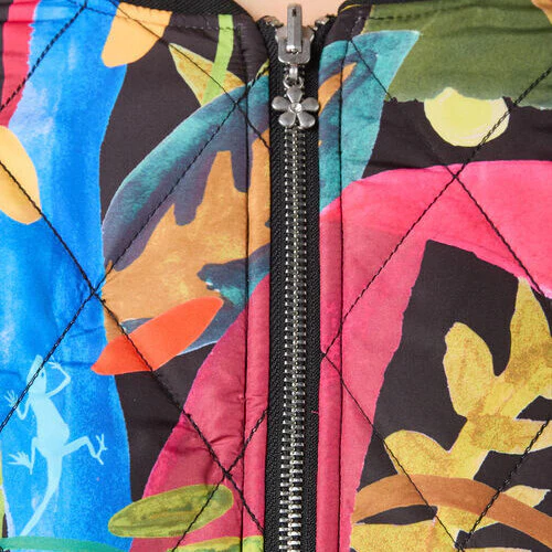Night Garden Quilted Coat - Image 15