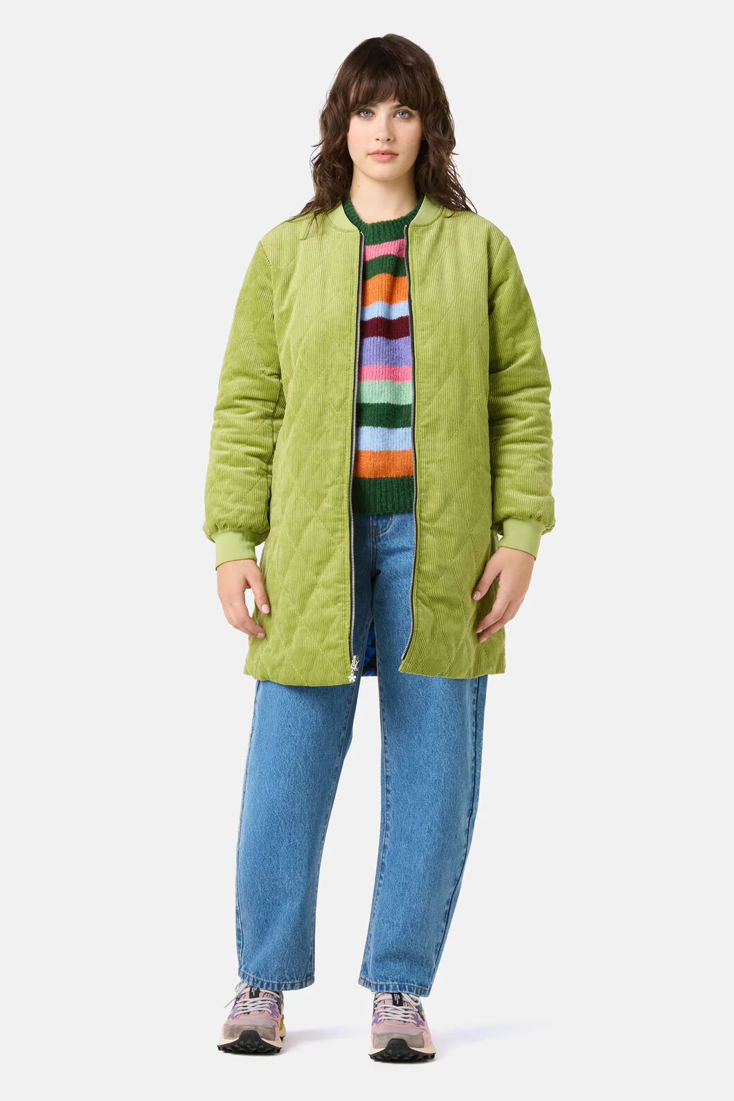 Night Garden Quilted Coat - Image 5