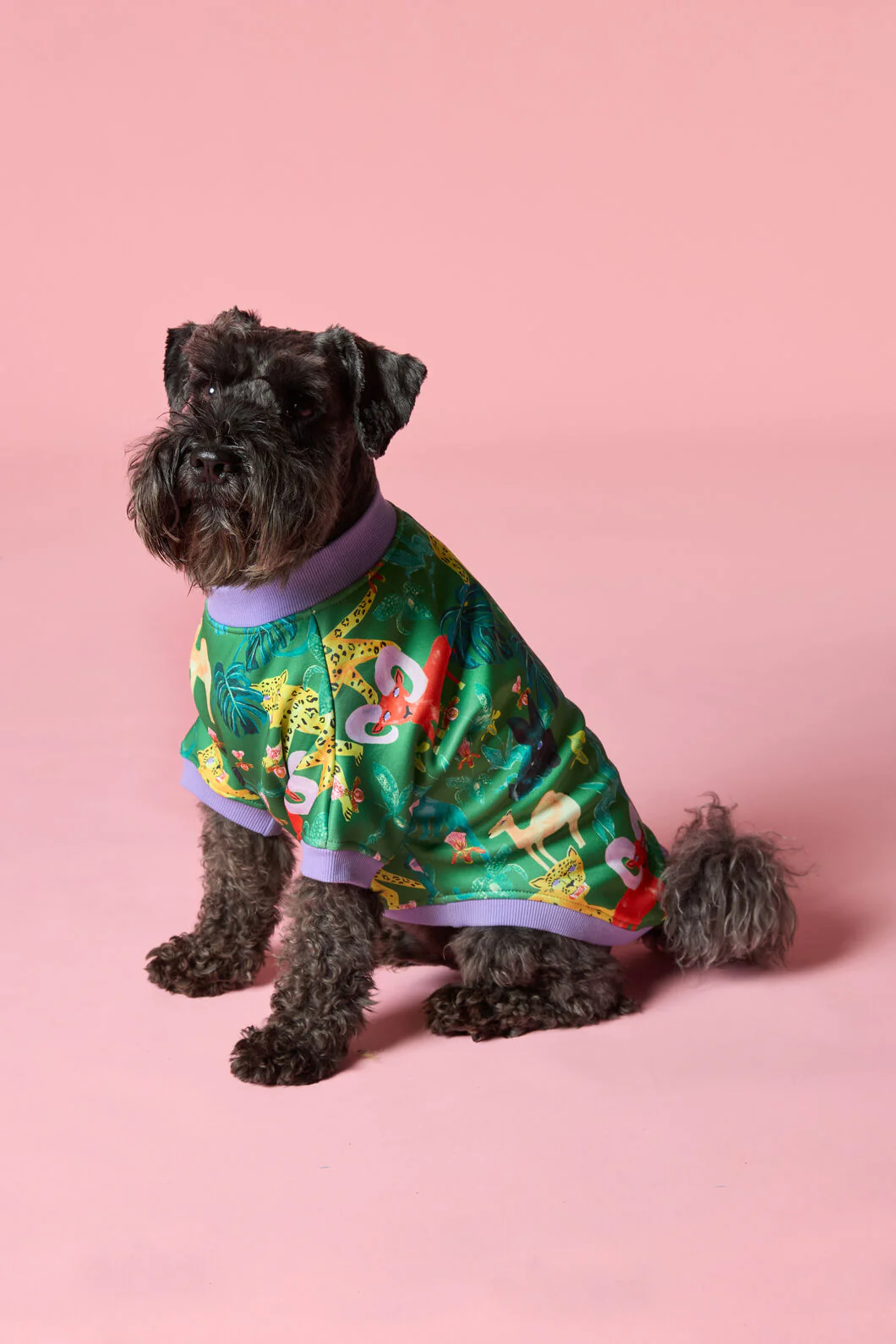Orchid Safari Fleece Pet Jumper - Image 2