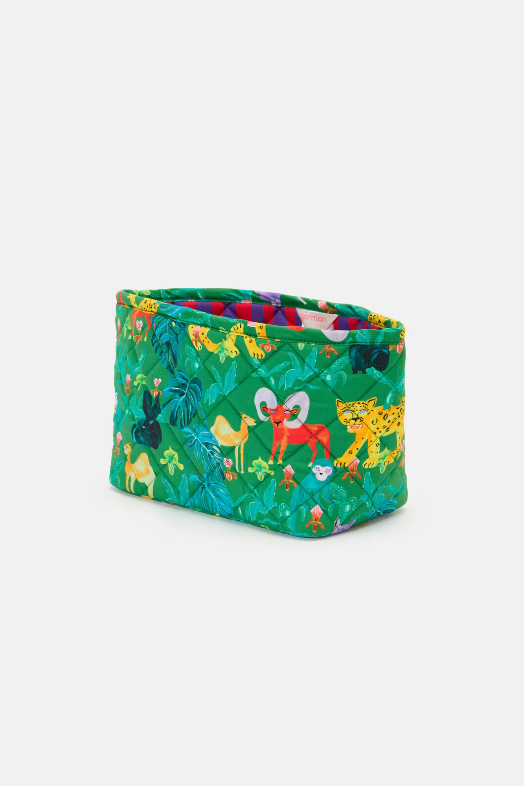 Orchid Safari Quilted Tub Lge