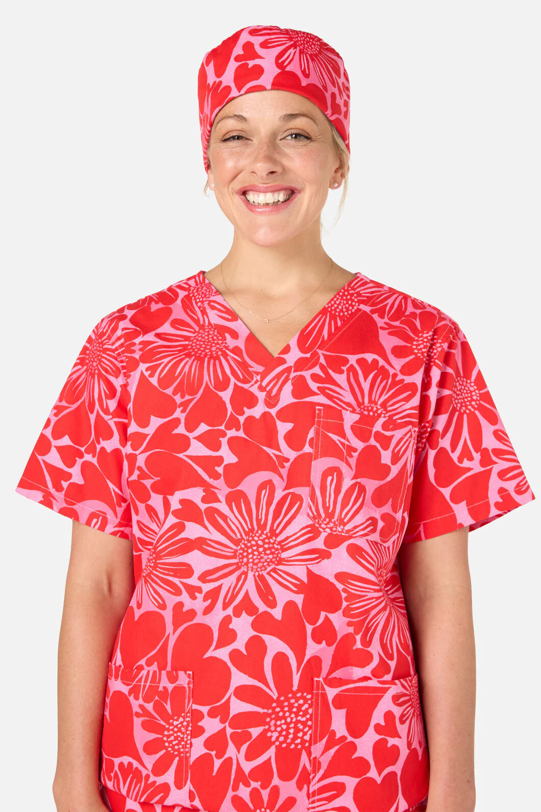 Painted Love scrub hat
