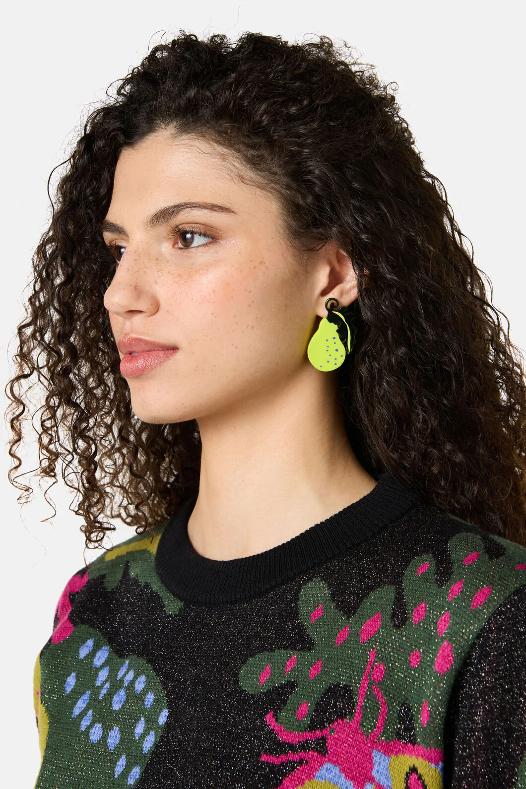 Paired Pear Earrings - Image 2