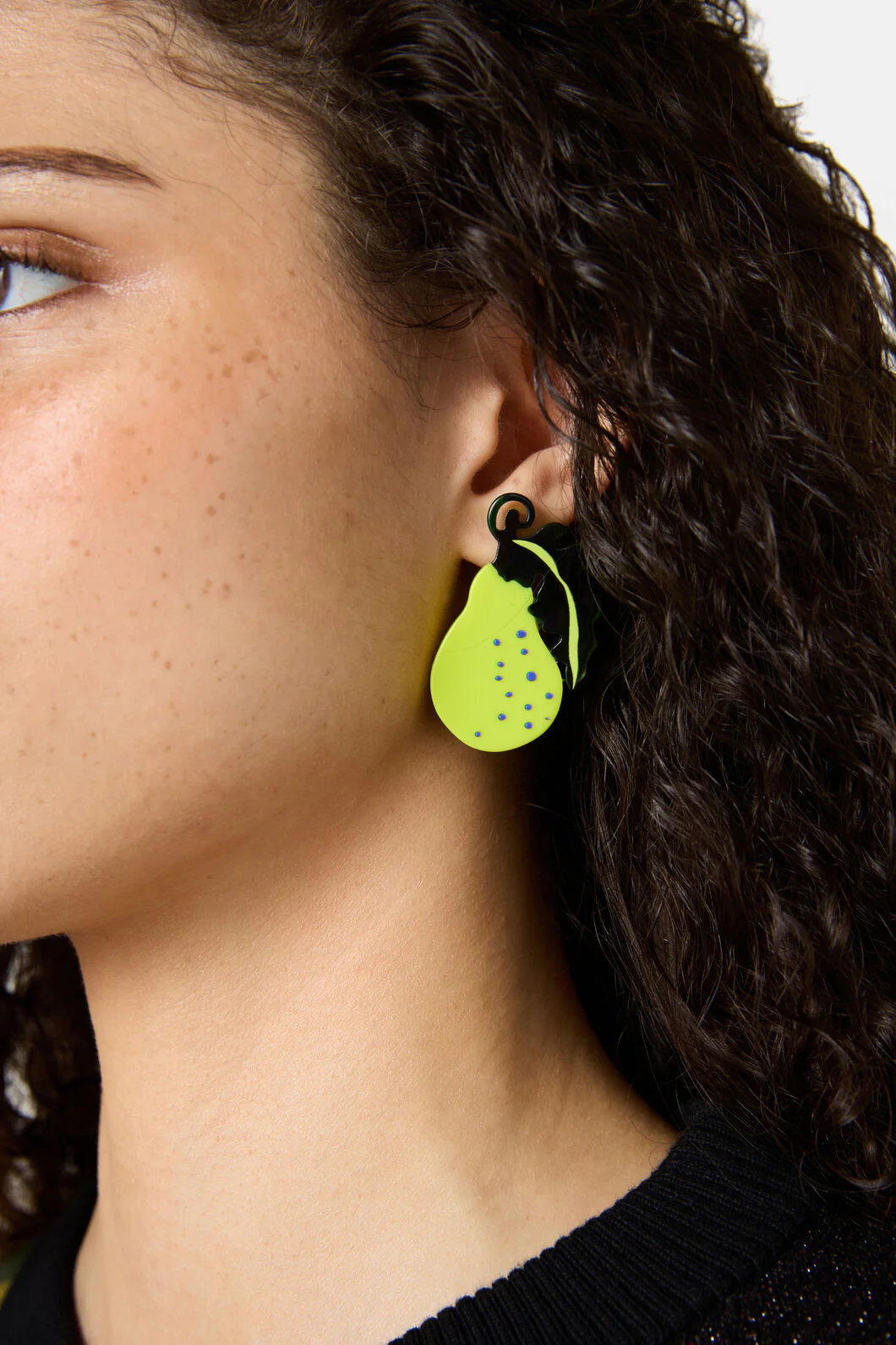 Paired Pear Earrings - Image 3