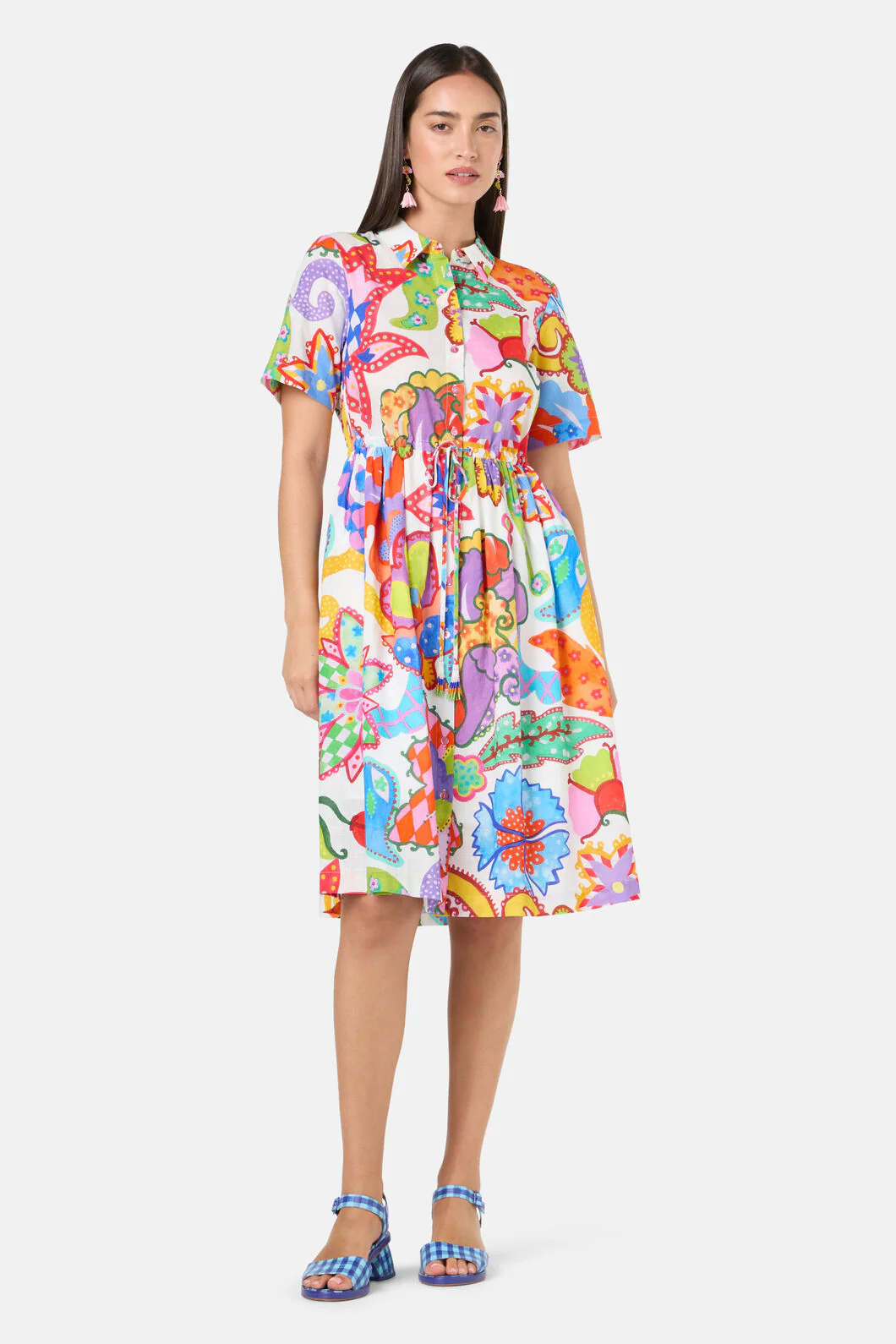 Paisley Parade Shirt Dress - Image 2