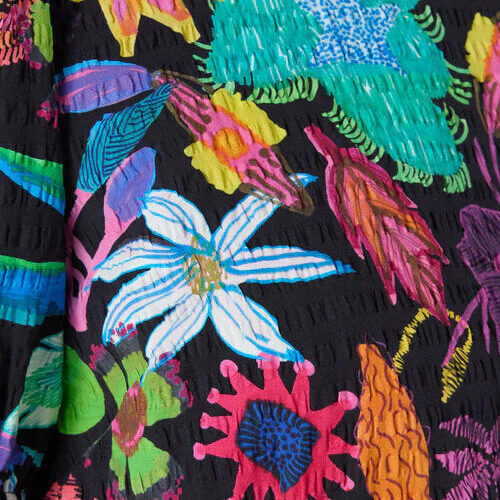 Papaya Palm Tiered Dress - Image 7