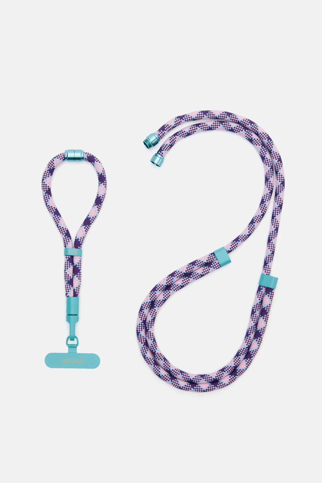 Phone Strap Navy Aqua - Image 2