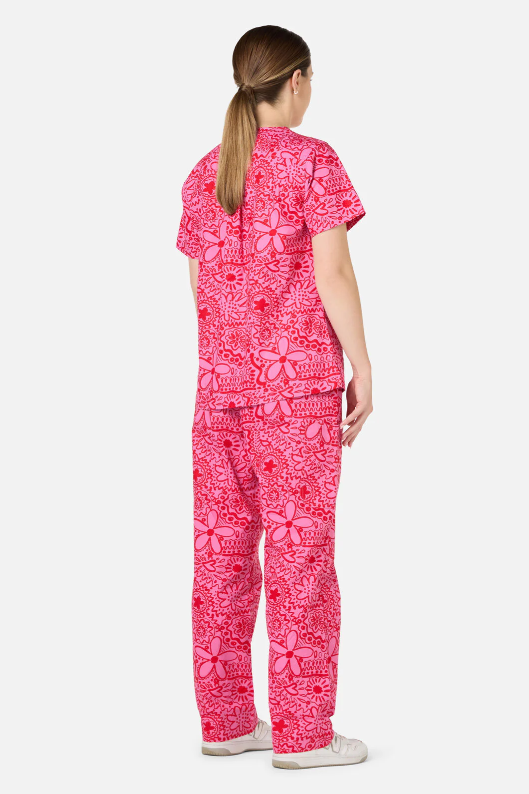 Pink Daisy Mae Scrub Set - Image 3