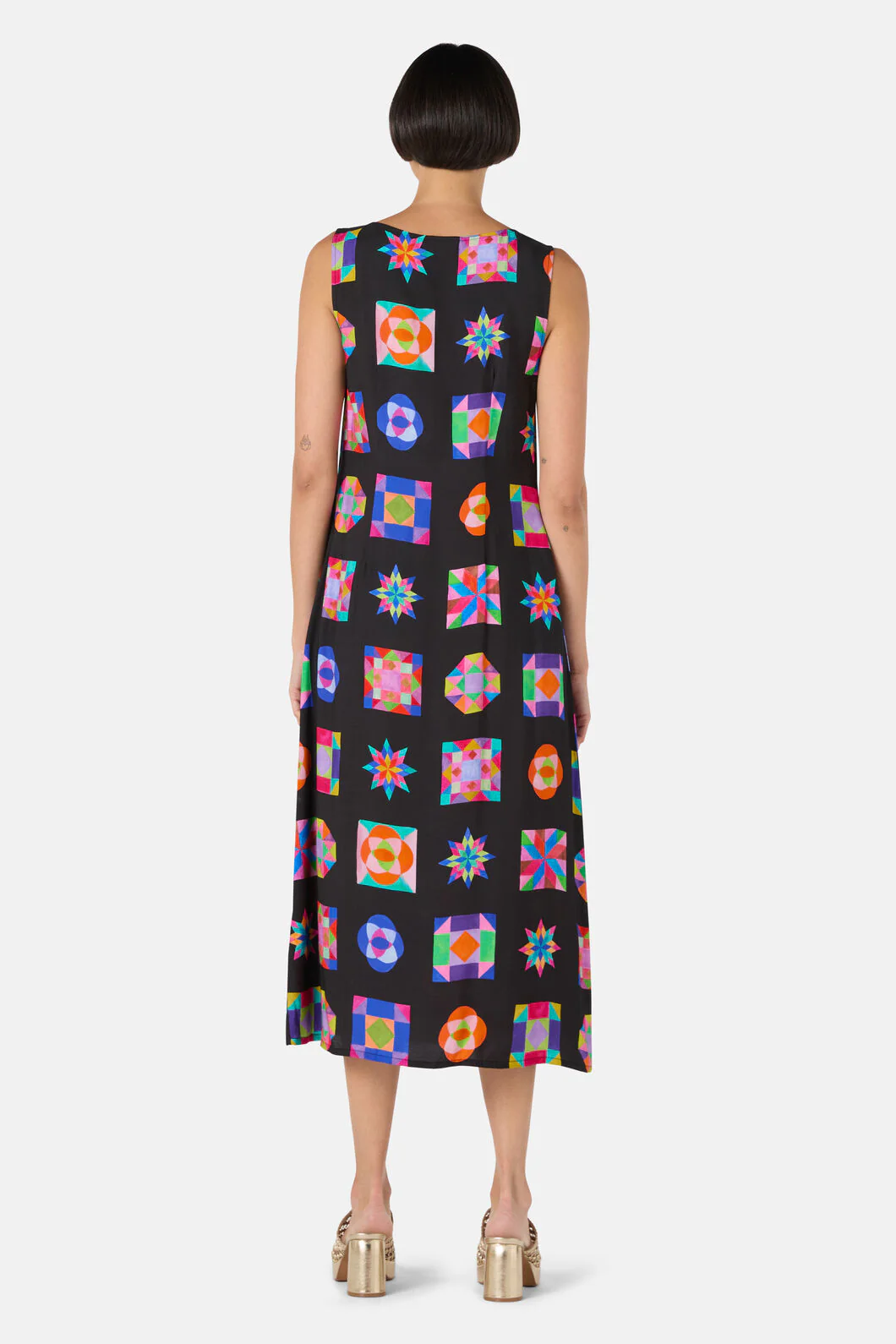 Pinwheel Midi Dress - Image 3