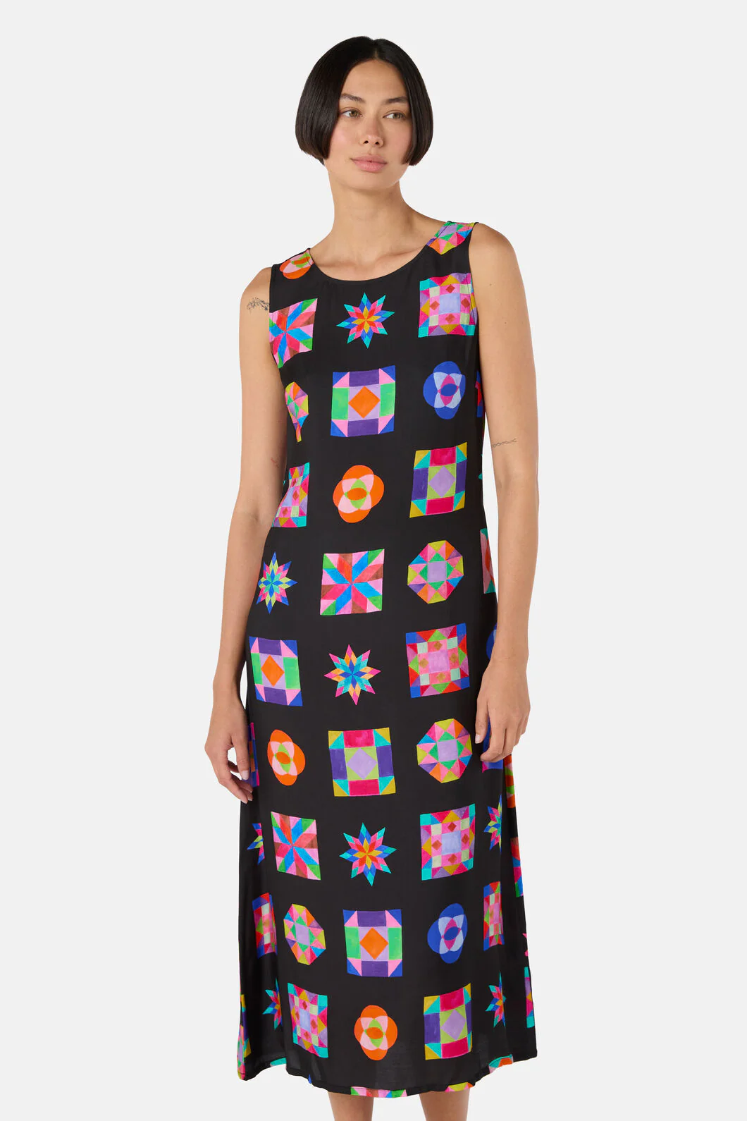 Pinwheel Midi Dress - Image 4