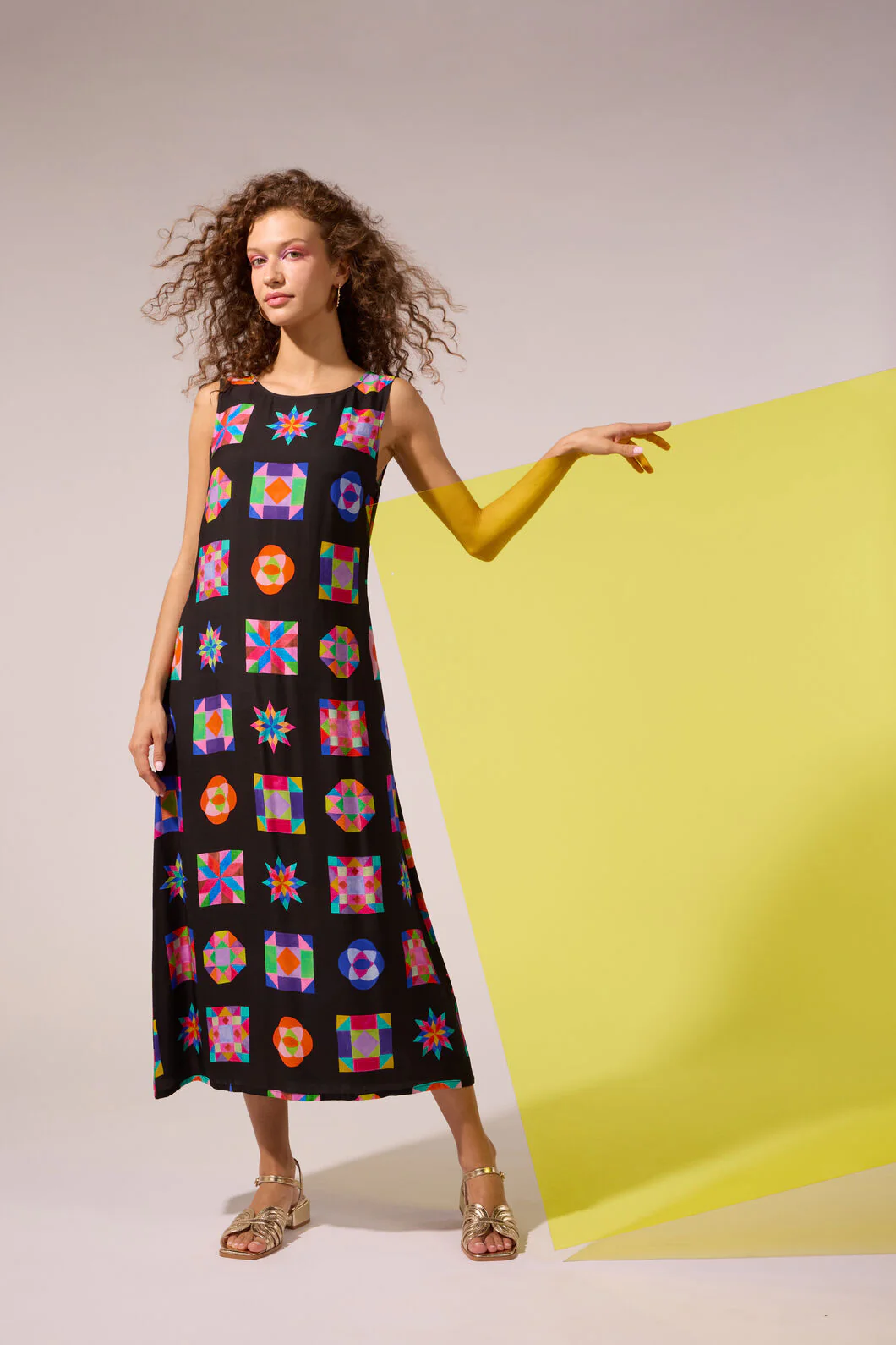 Pinwheel Midi Dress - Image 7