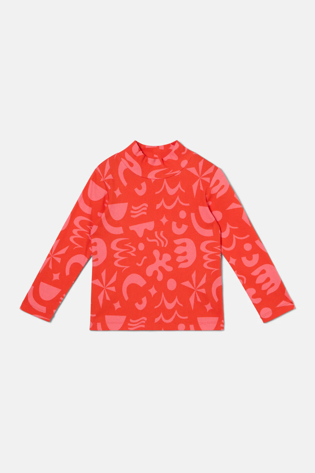 Playful Shapes Kids Skivvy Top - Image 4