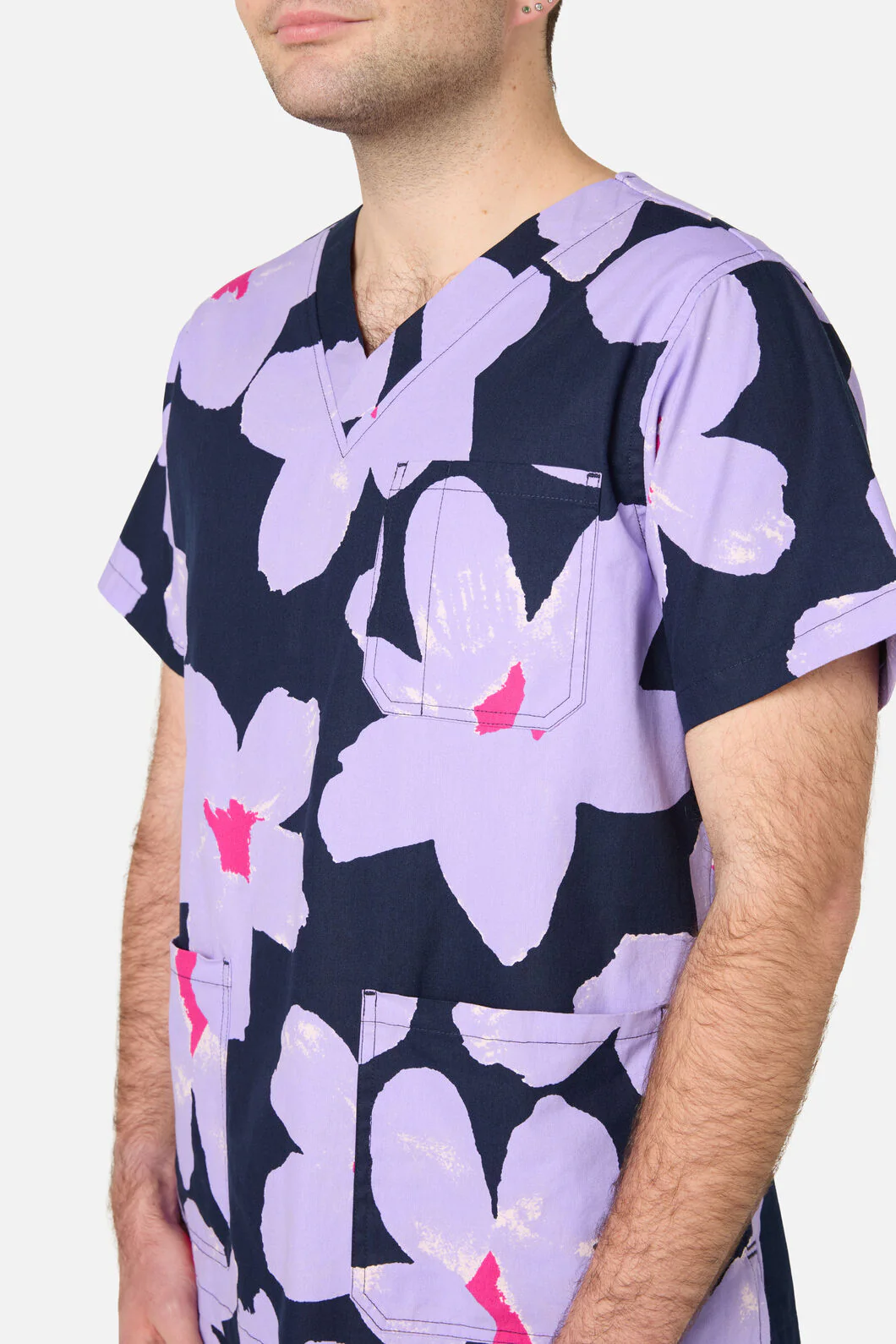 Poppy Blue Scrub Set - Image 5