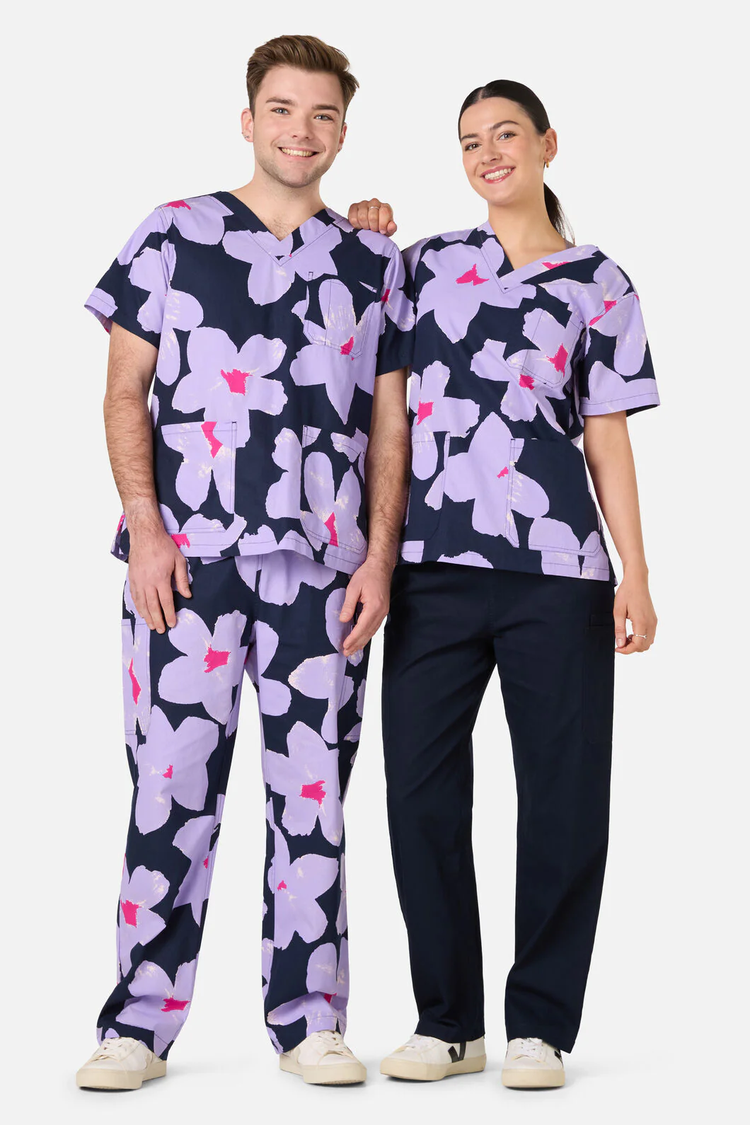 Poppy Blue Scrub Set - Image 7
