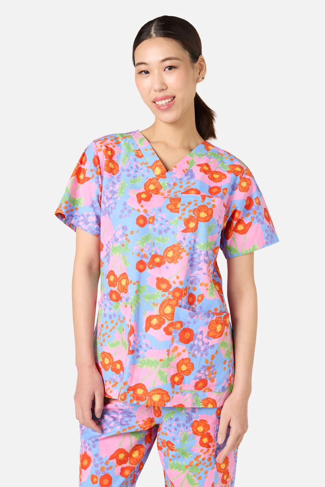 Poppy Dotty Scrub Set - Image 4