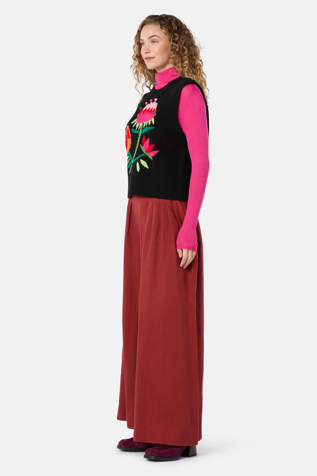 Pretty Protea Knit Vest - Image 3