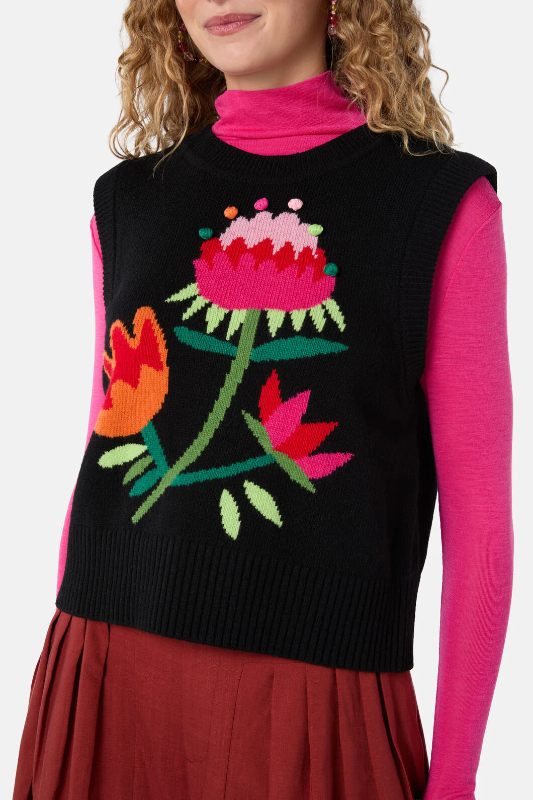Pretty Protea Knit Vest - Image 5