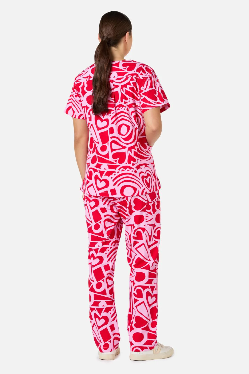 Queen Of Hearts Scrub Set - Image 7