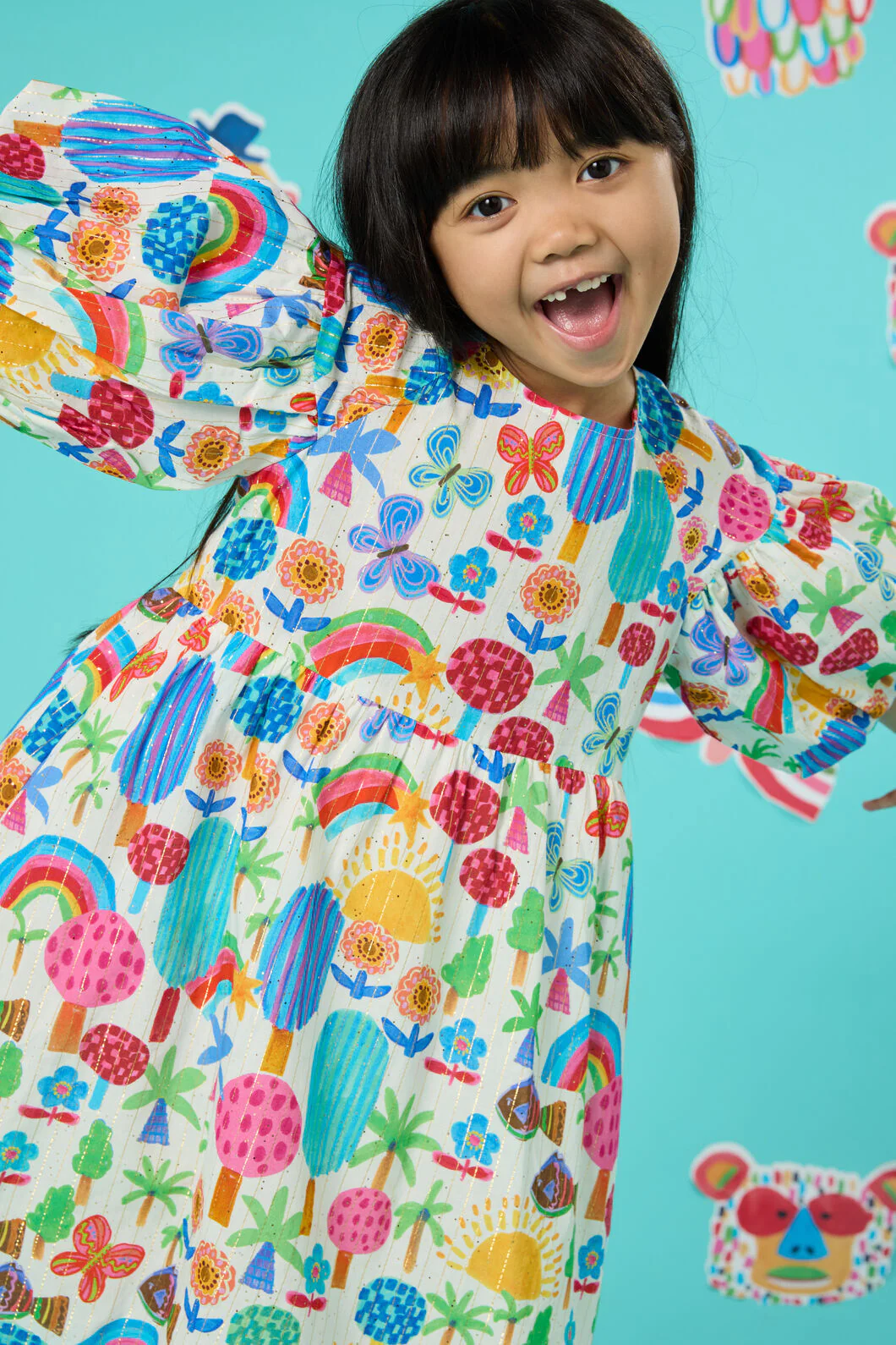 Rain Forest Kids Dress - Image 2