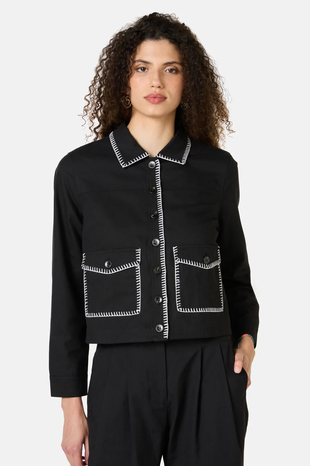 Raven Embroidered Jacket