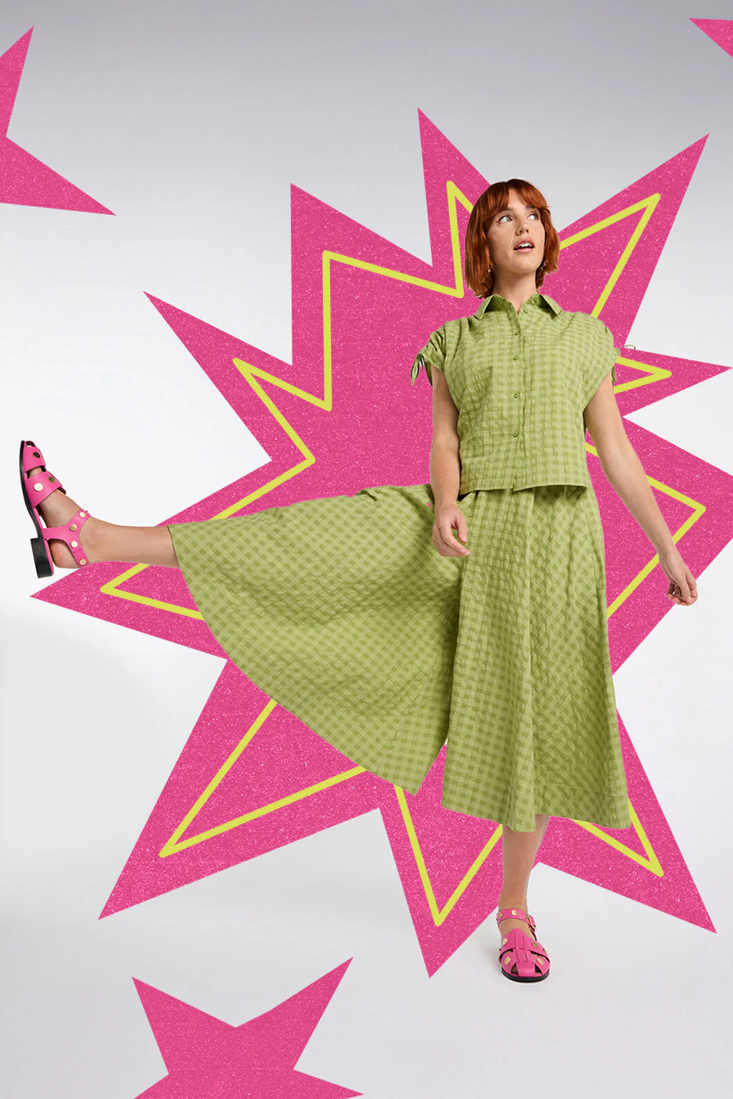 Ready Check Cotton Culotte