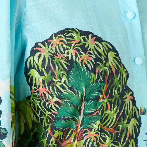 Royal Garden Shirt Dress - Image 10
