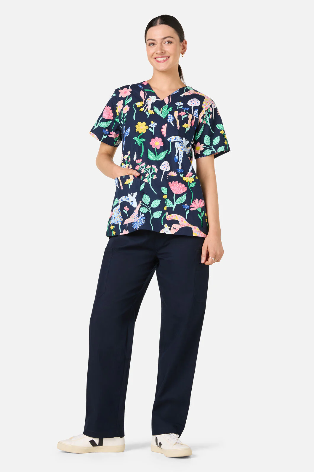 Safari Top & Pant Scrub Set
