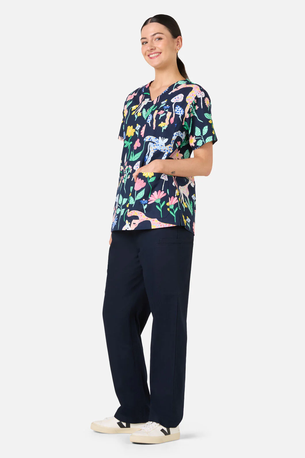 Safari Top & Pant Scrub Set - Image 2