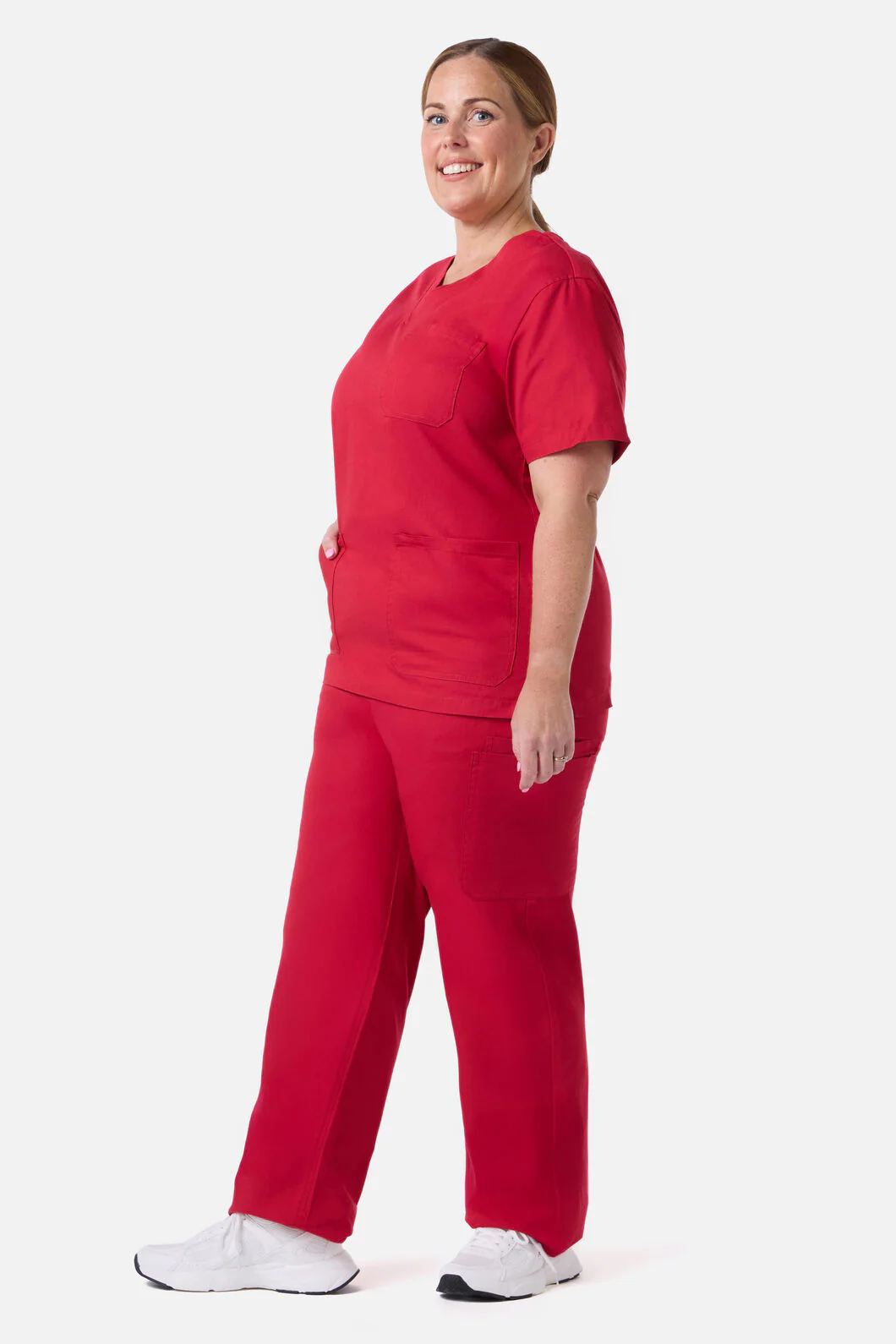 Scrubs with love Red Scrub Set - Image 2
