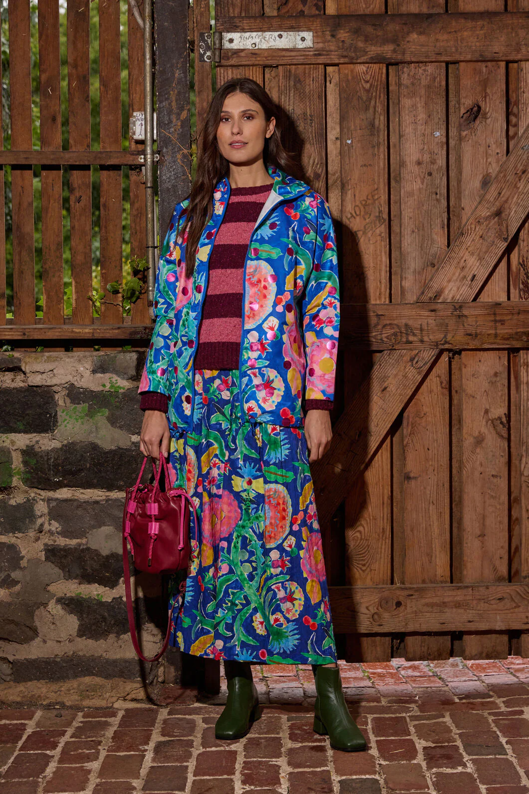 Secret Meadow Print Raincoat - Image 3