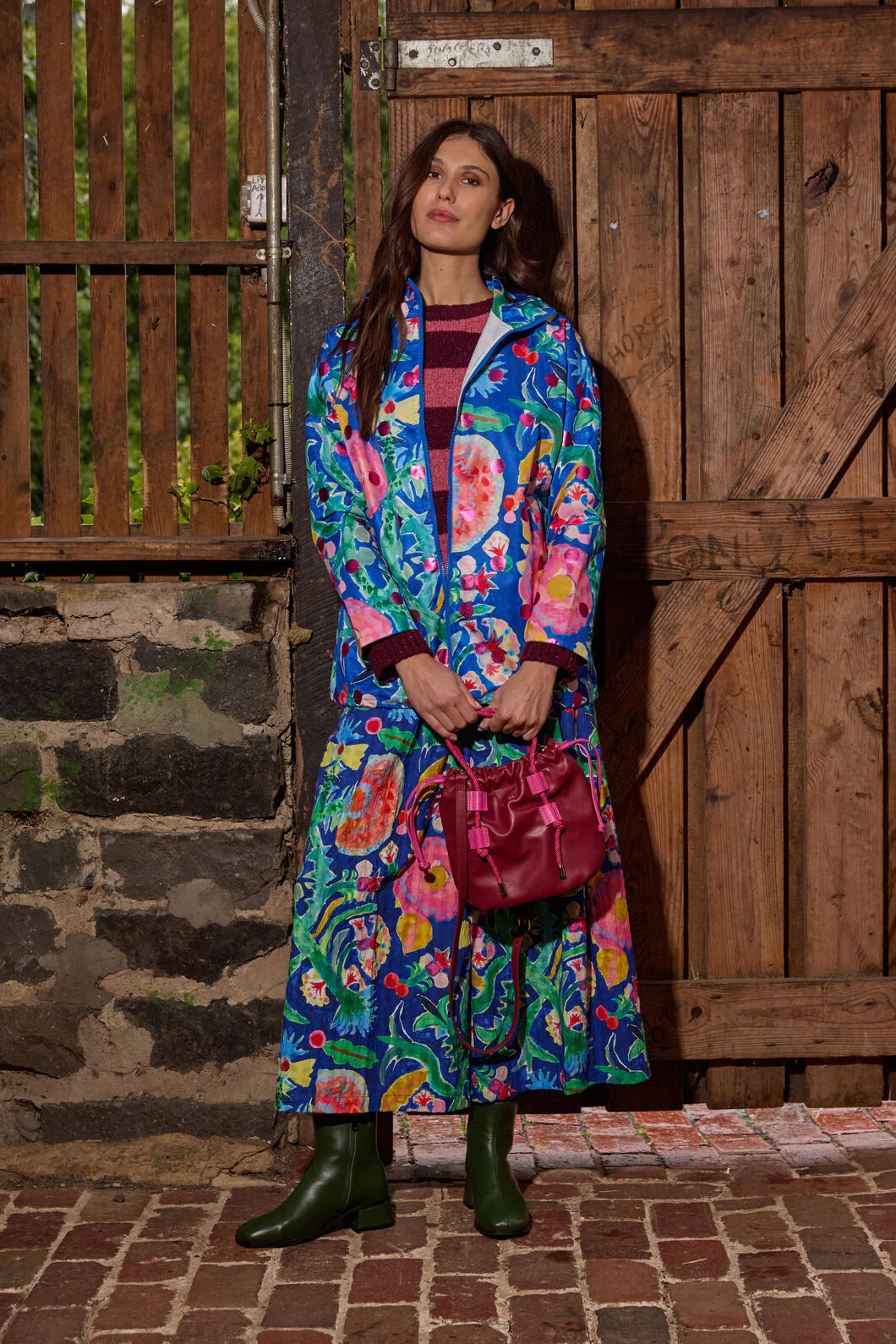 Secret Meadow Print Raincoat - Image 4
