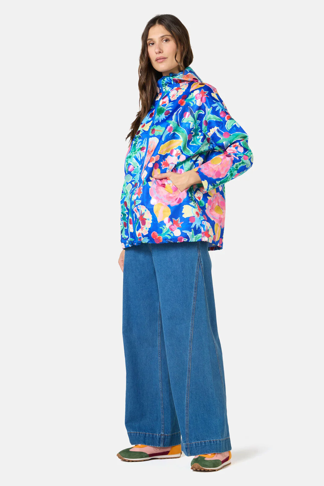 Secret Meadow Print Raincoat - Image 8