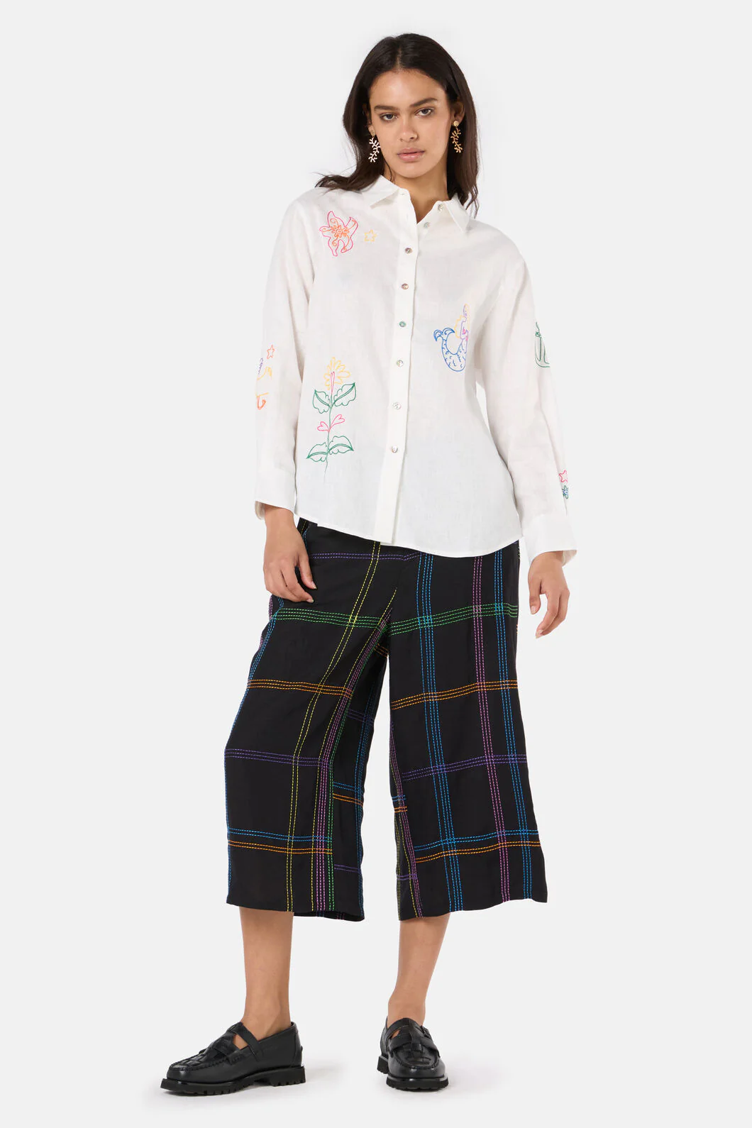 Sirena Embroidered Shirt - Image 2
